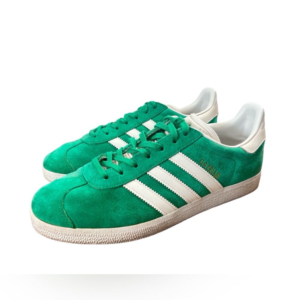adidas Green and White Sneakers